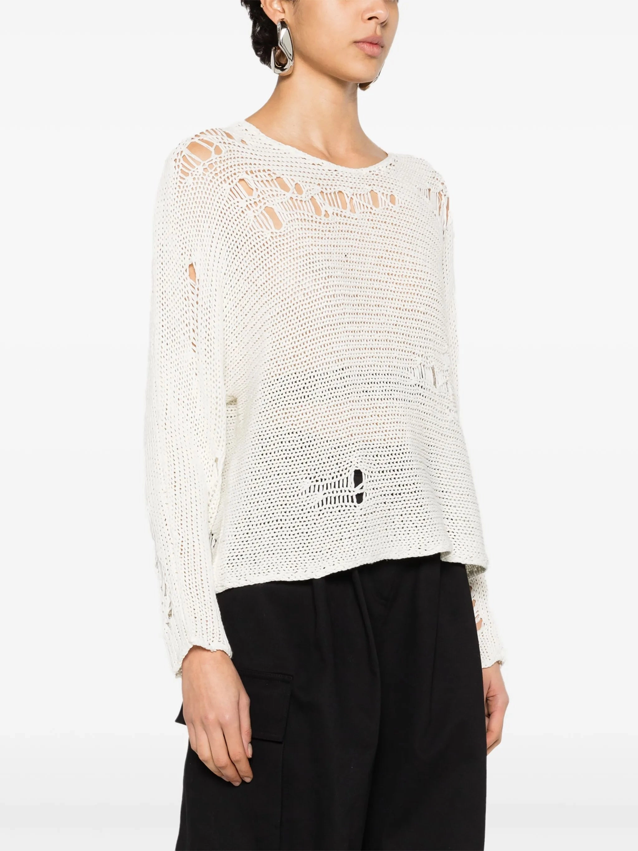 Lockie Knitwear Boyfriend distressed jumper