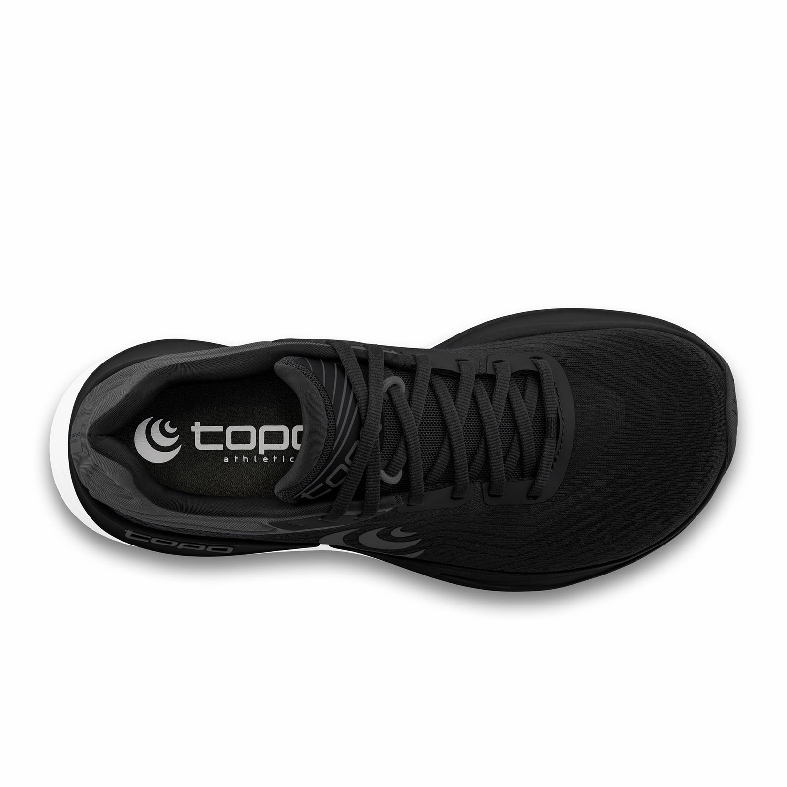 Vegan Running Shoes Topo Ultrafly 5 Running Shoe (Women) - Black/White