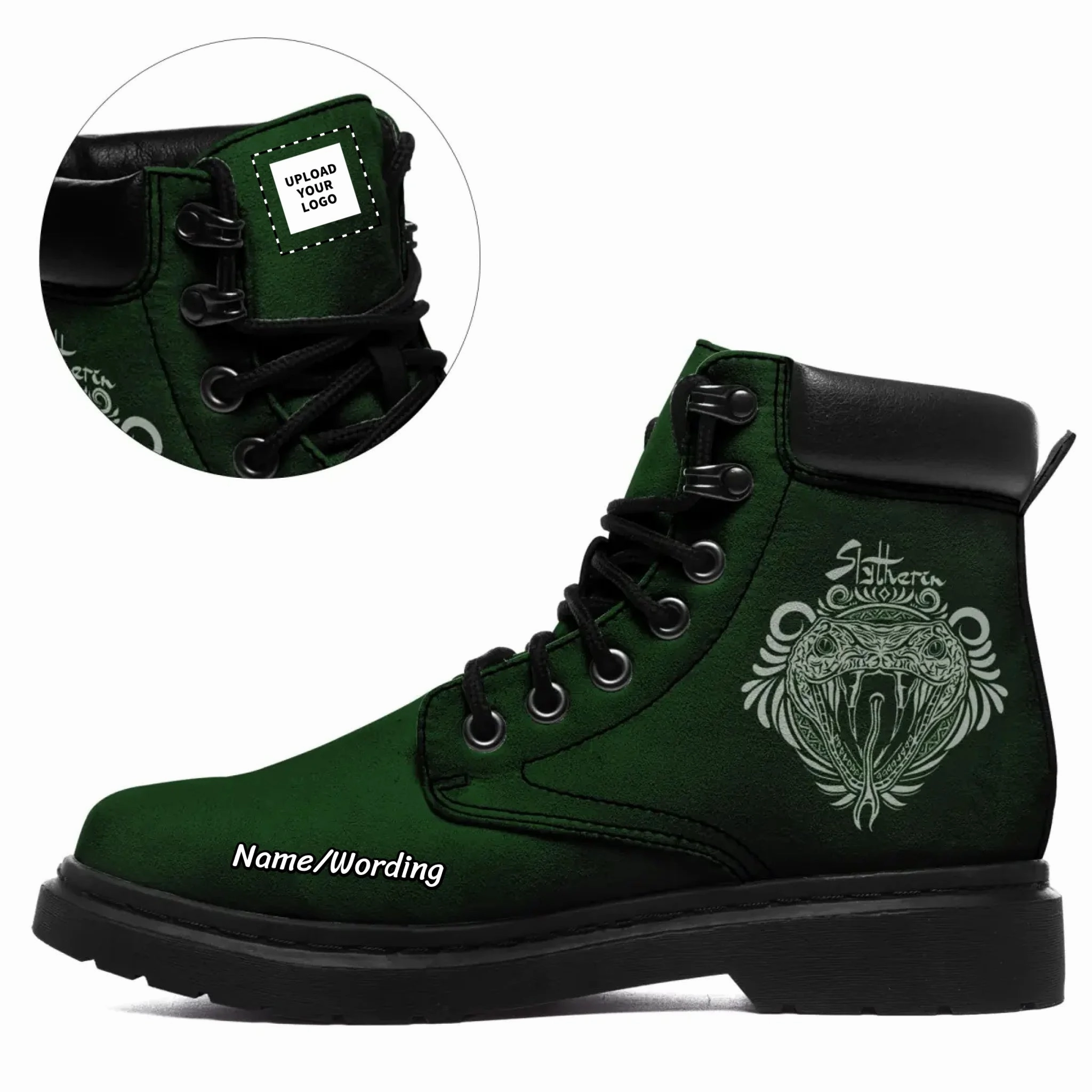 Personalized ZenFlex Yoga Boots, Custom Flexible, and Stylish Boots, Unisex Boots Winter Cowboy Boots