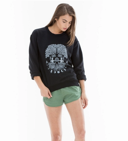 Obey Roots Black Sweatshirt Bingo Sweatshirts