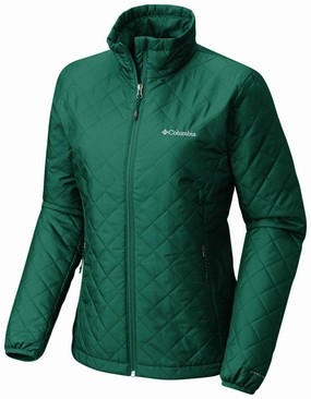 Big And Tall Fleece Jackets Columbia Women Green Dualistic Jacket