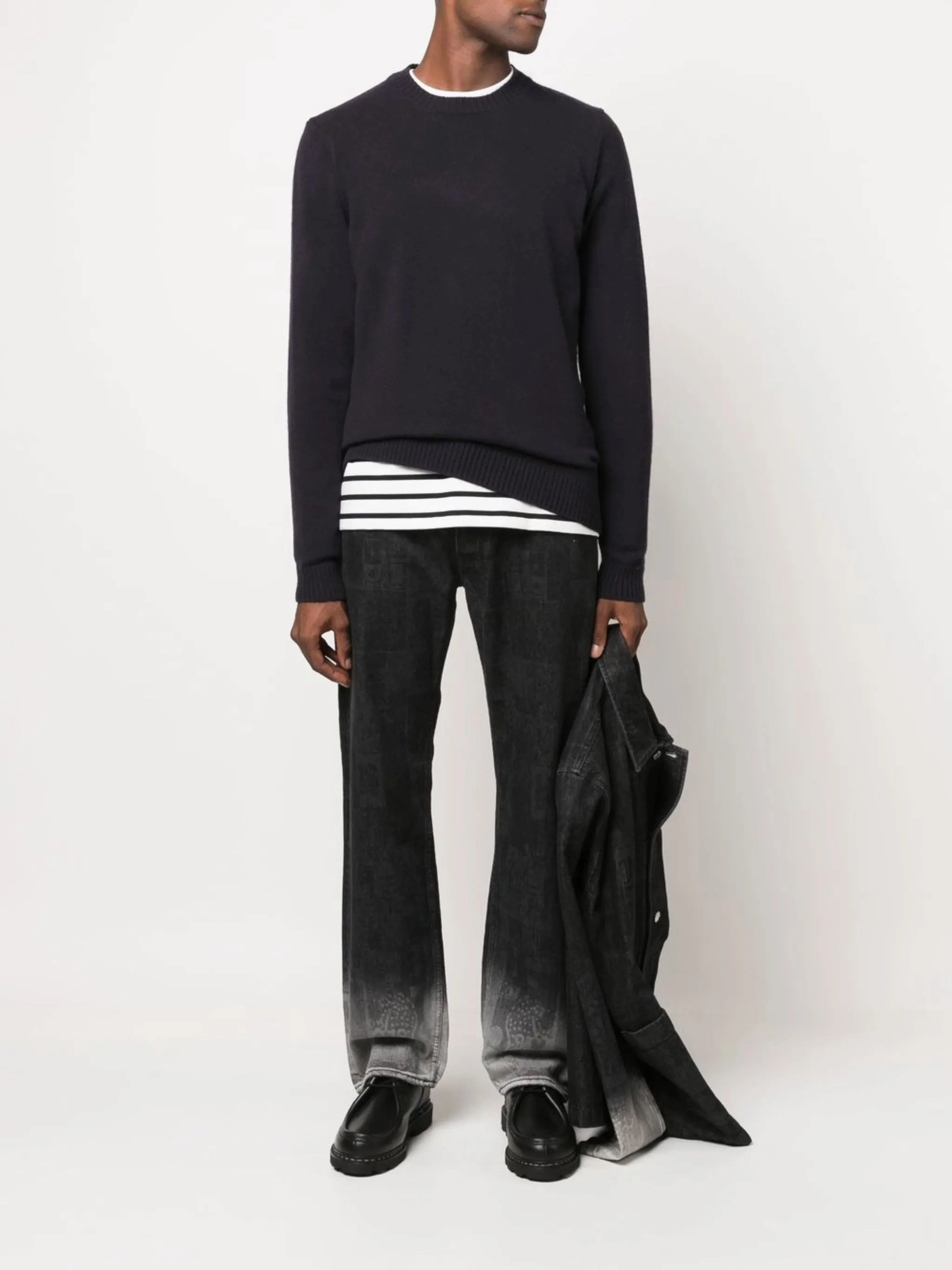 Mj Bale Knitwear Beckett lambswool crewneck jumper