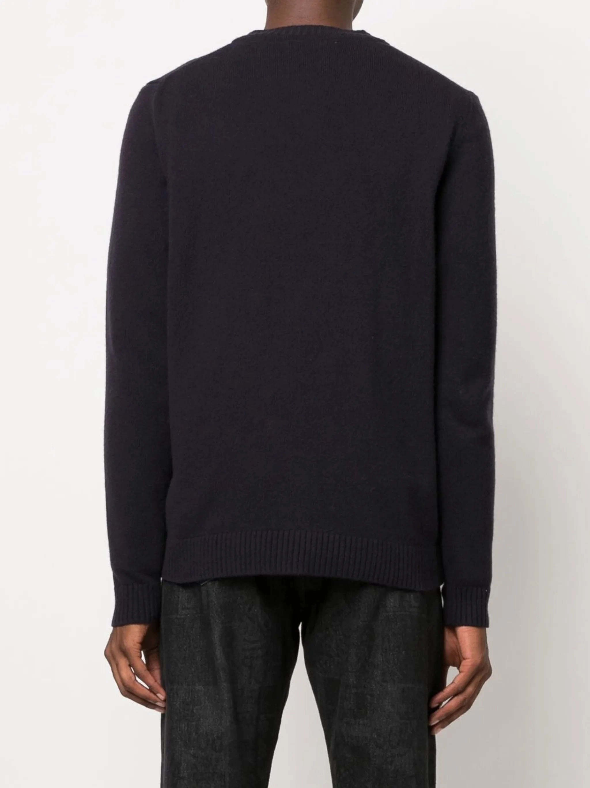 Beckett lambswool crewneck jumper Tamahine Knitwear