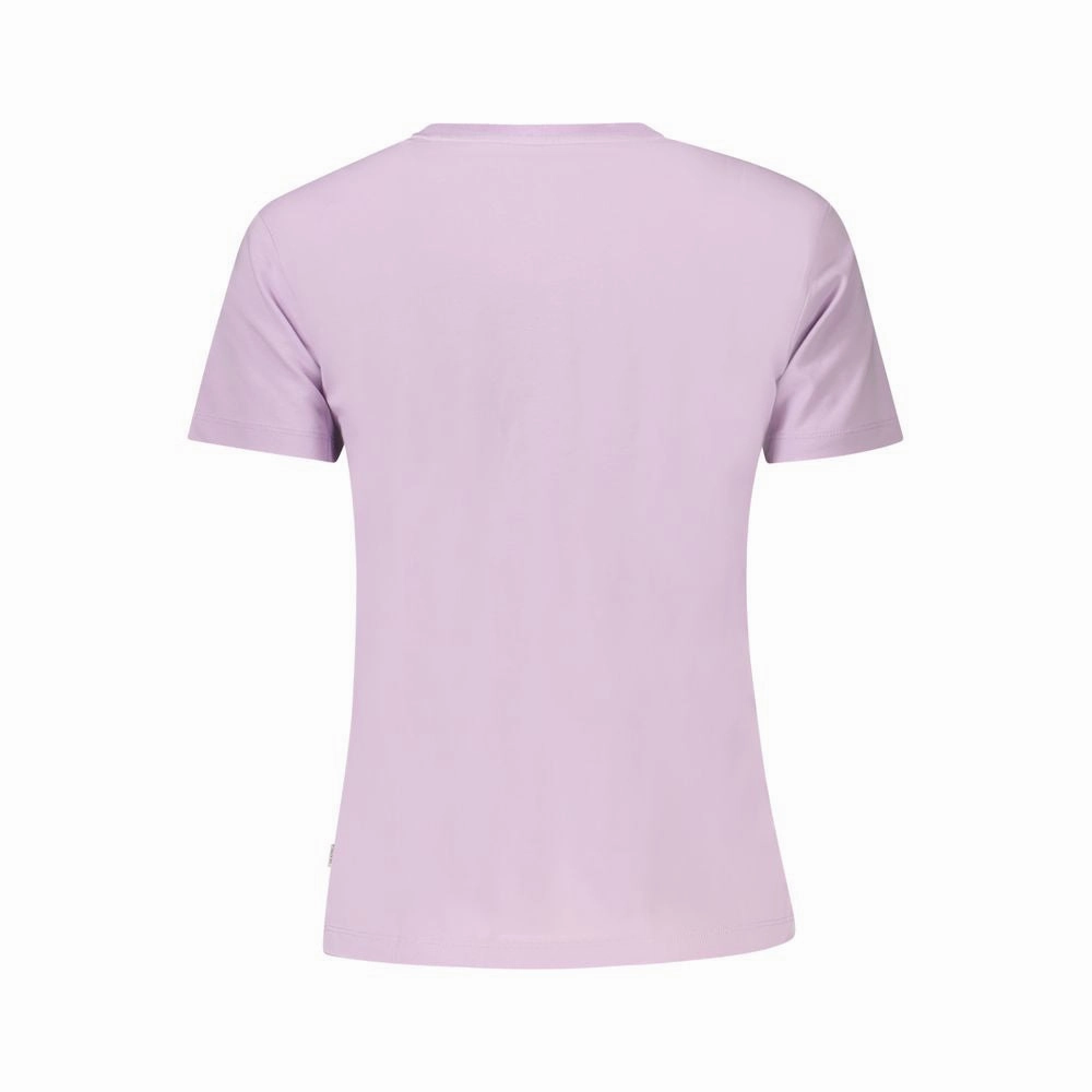 Guess Jeans Purple Cotton Women T-Shirt 90s Style T Shirts