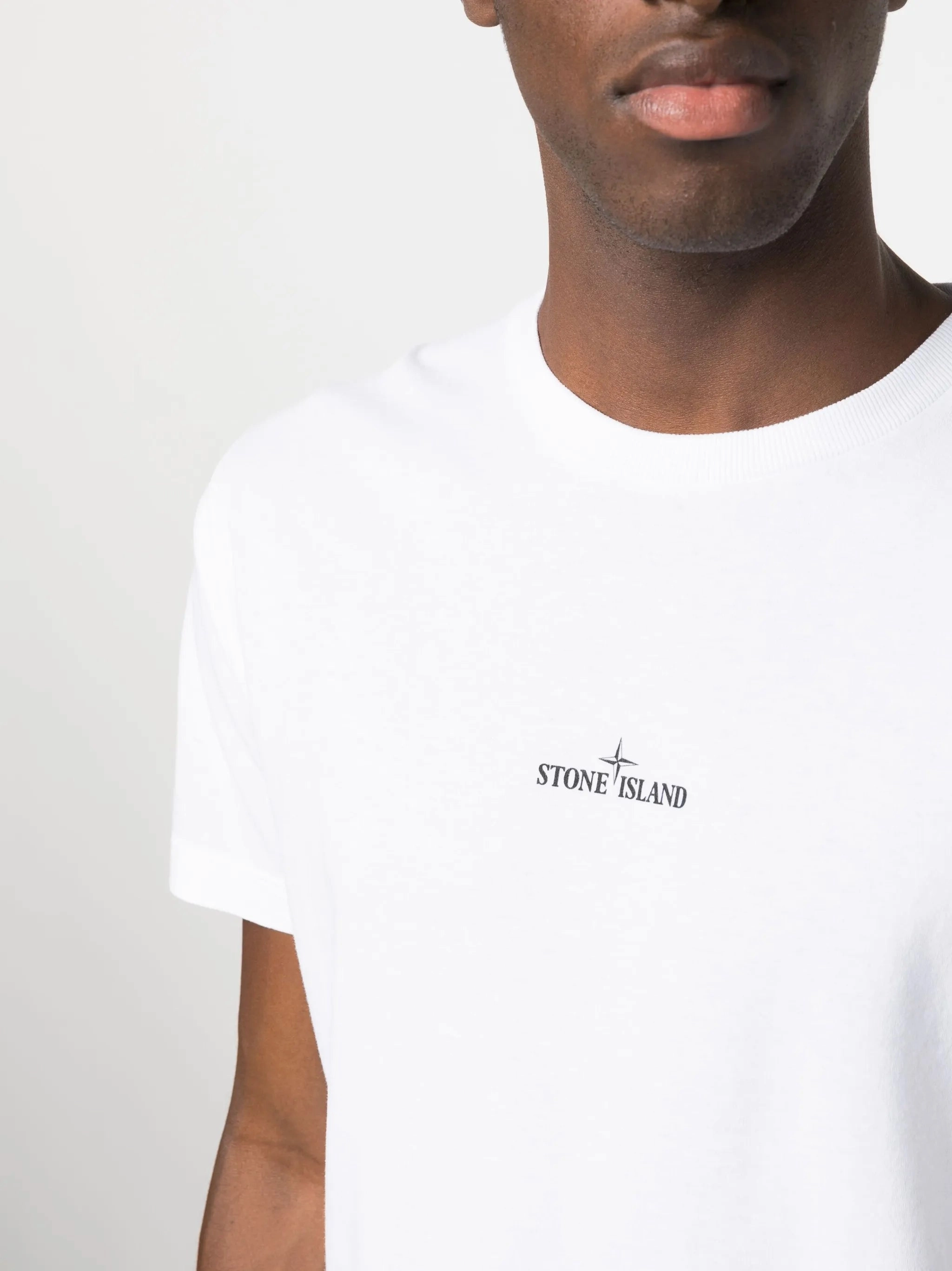 Compass logo-print cotton T-shirt Online Custom T Shirts