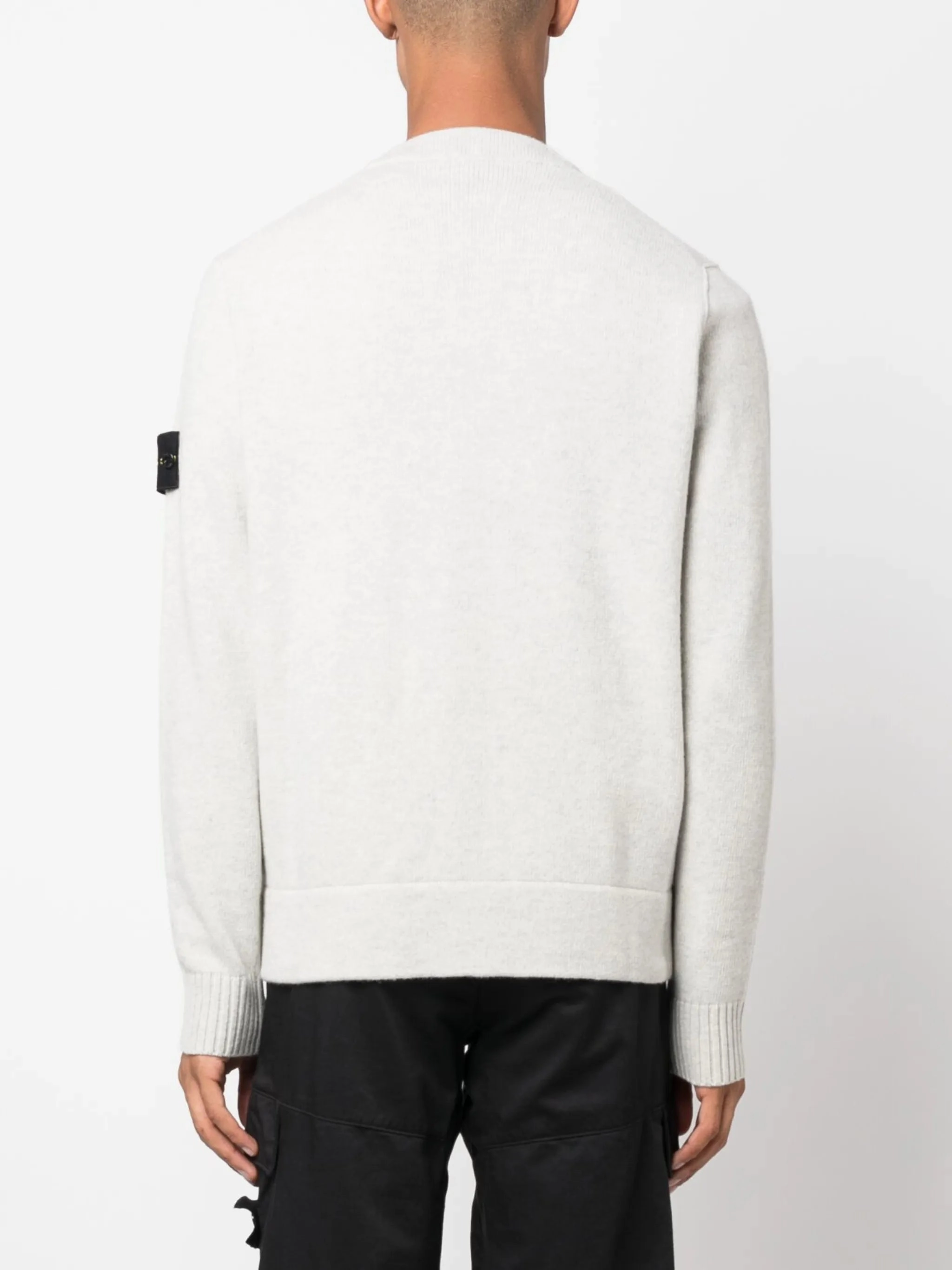 Compass-motif ribbed cardigan Knitwear Wholesale