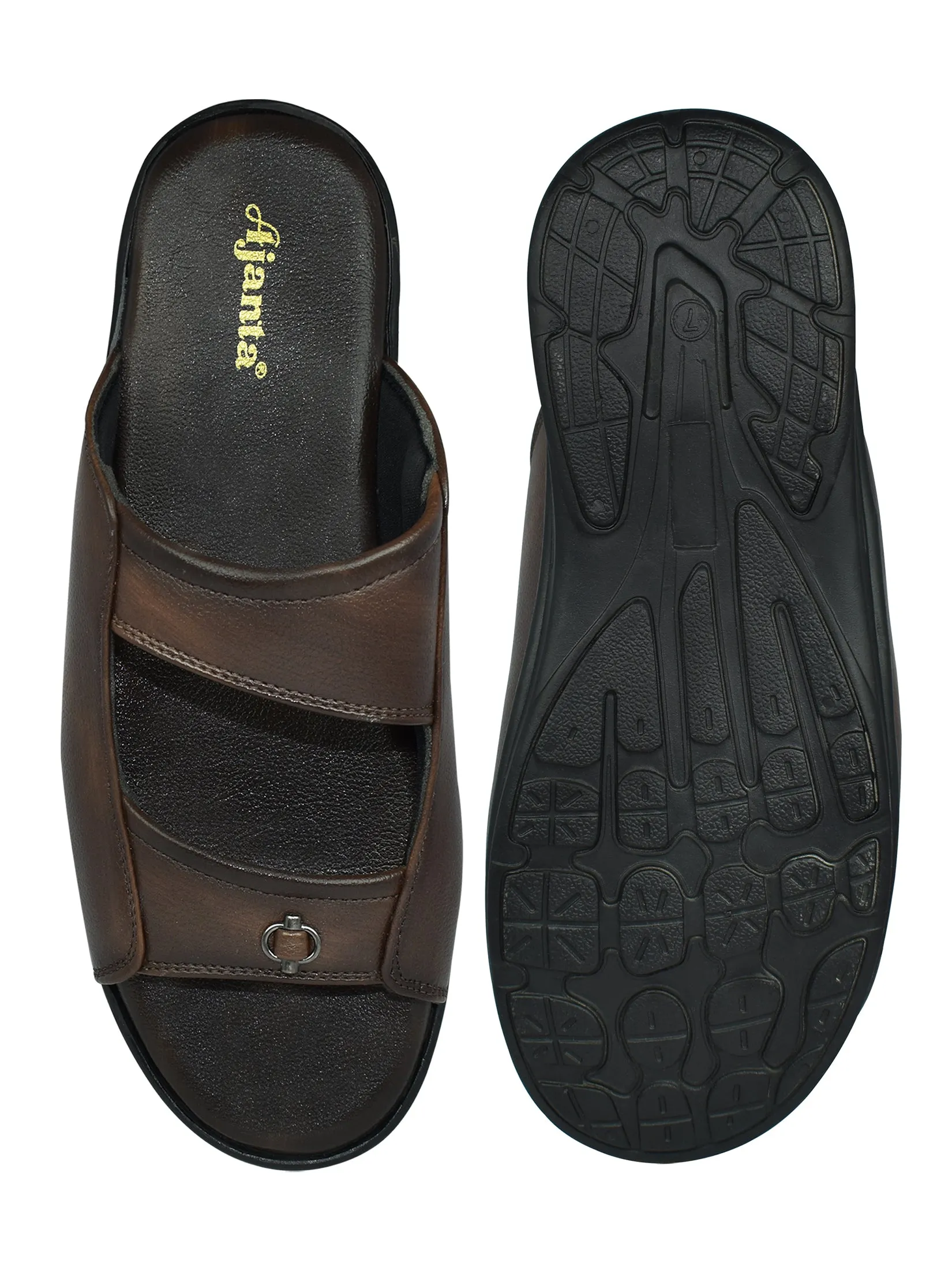 Ajanta Men Sandal / Mens Anti-Skid Sandals / Durable & Lightweight for All-Day Use  EG3005 90s Jelly Sandals