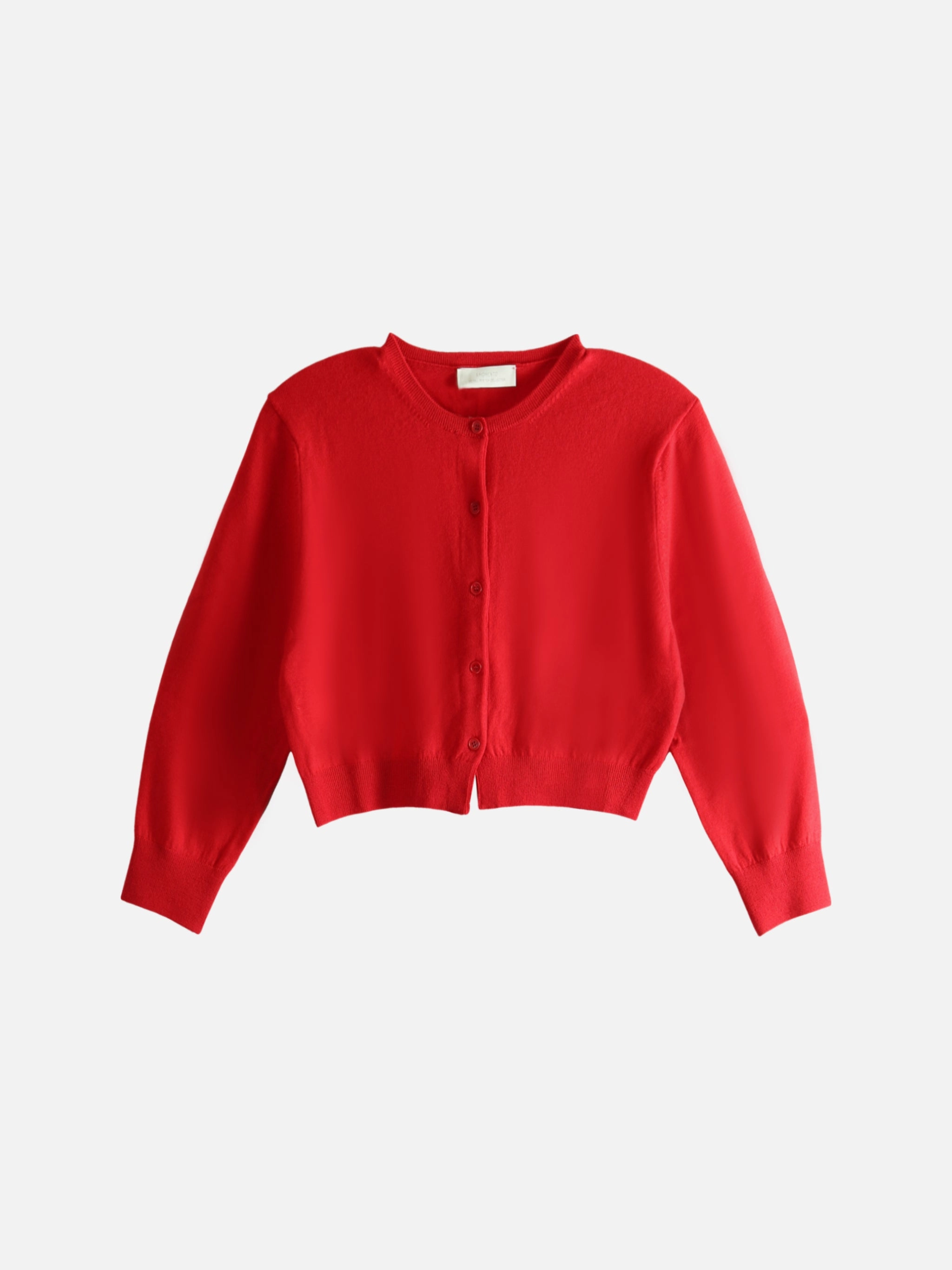 Champion Knitwear Co AMOMENTO - Women Round Neck Crop Cardigan