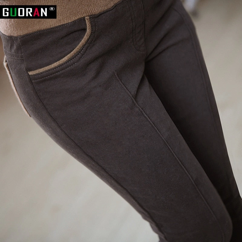 Best Cargo Pants On Amazon Winter Warm Women Stretch Elastic Pencil Pants