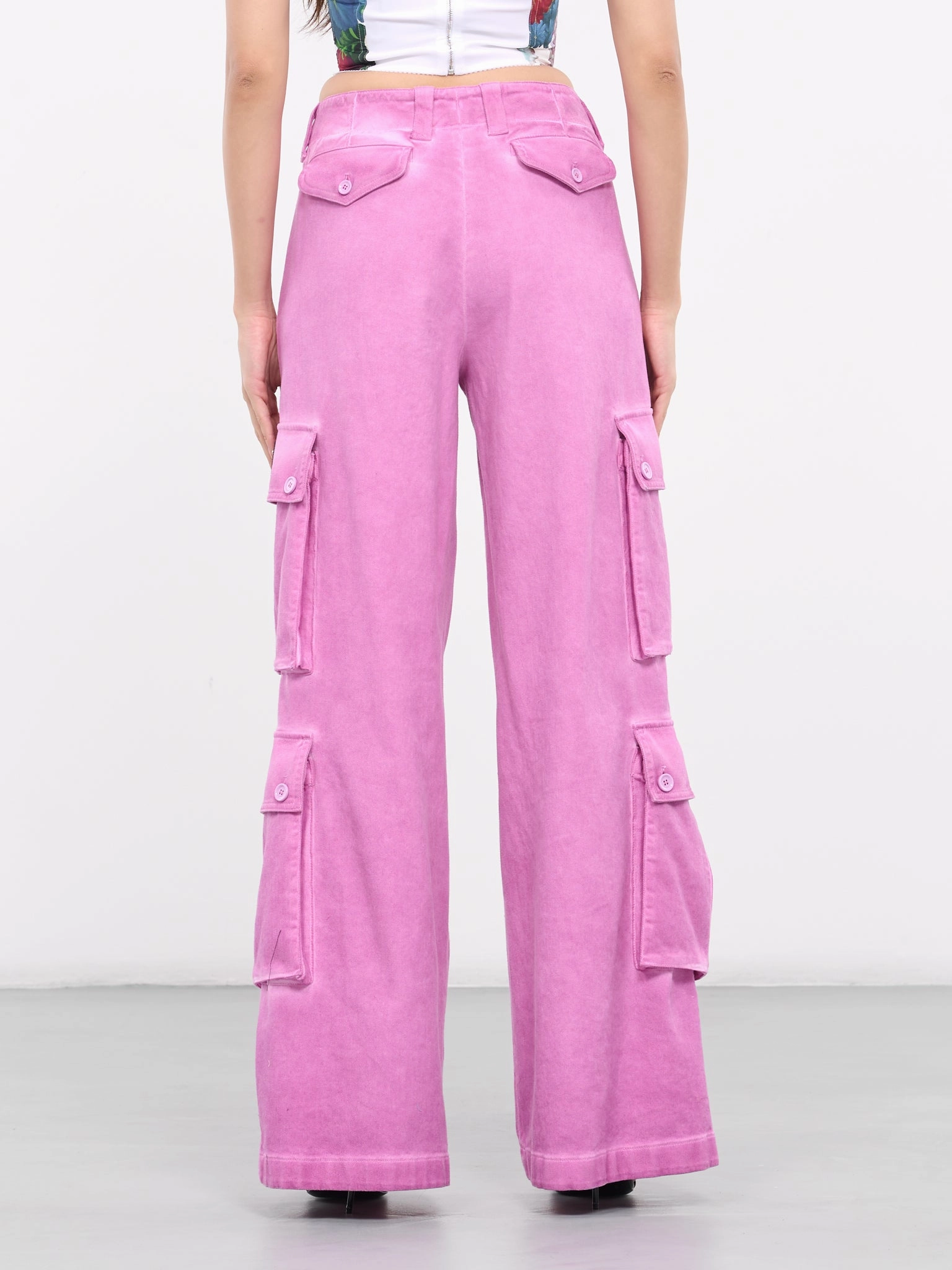 Cotton Drill Cargo Pants (FTC3JT-GDCBW-F6747-PINK) G Star Raw 3d Tapered Cargo Pants