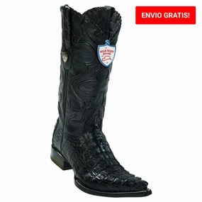 Boots For Cowgirls Botas de Cocodrilo Caiman Cola Punta 3X Aladino WW