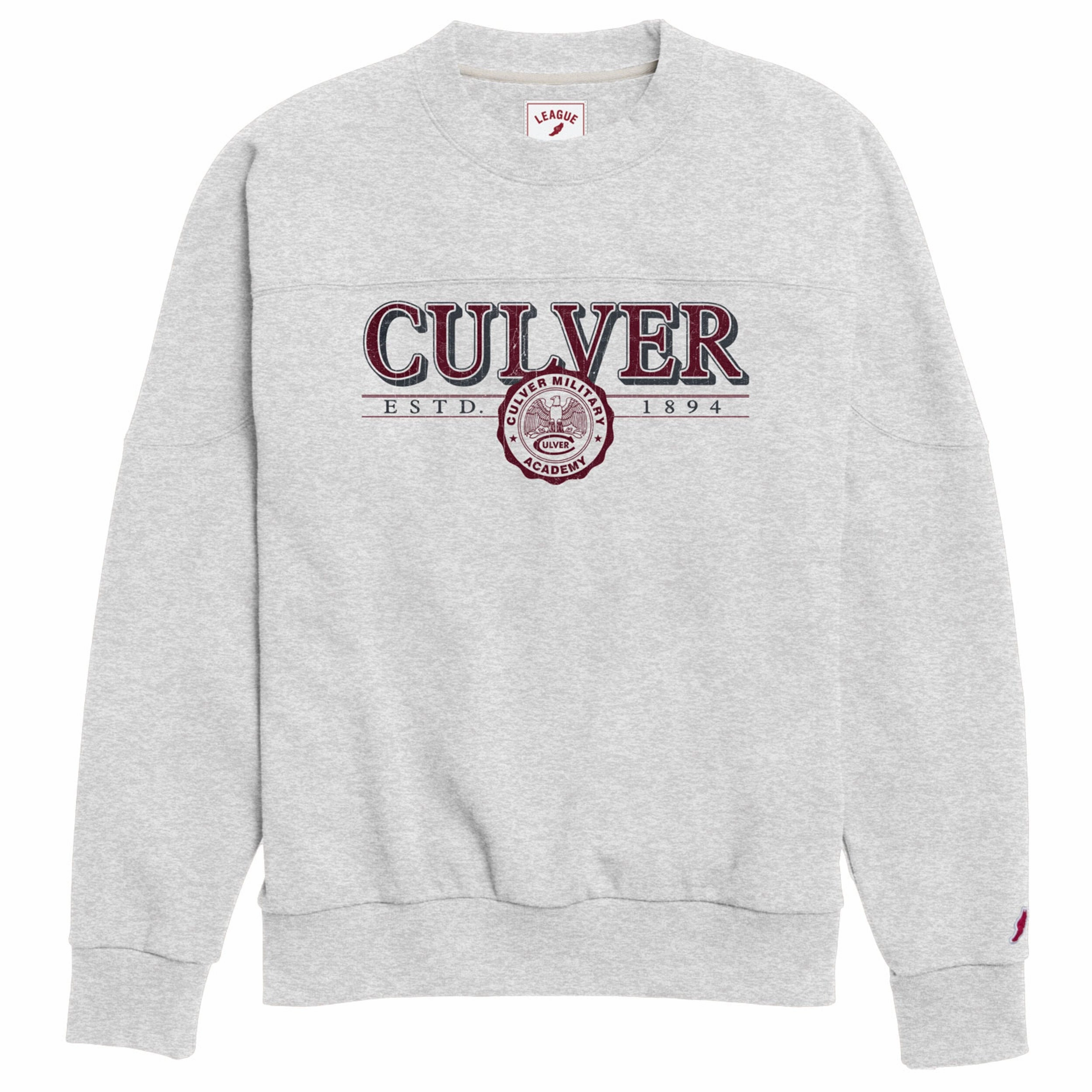 Culver Seal Throwback Fleece Crew - Oxford Gray Tucson Sweatshirts