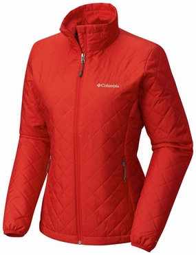 Leather Jackets With Hood Columbia Women Red Dualistic Jacket