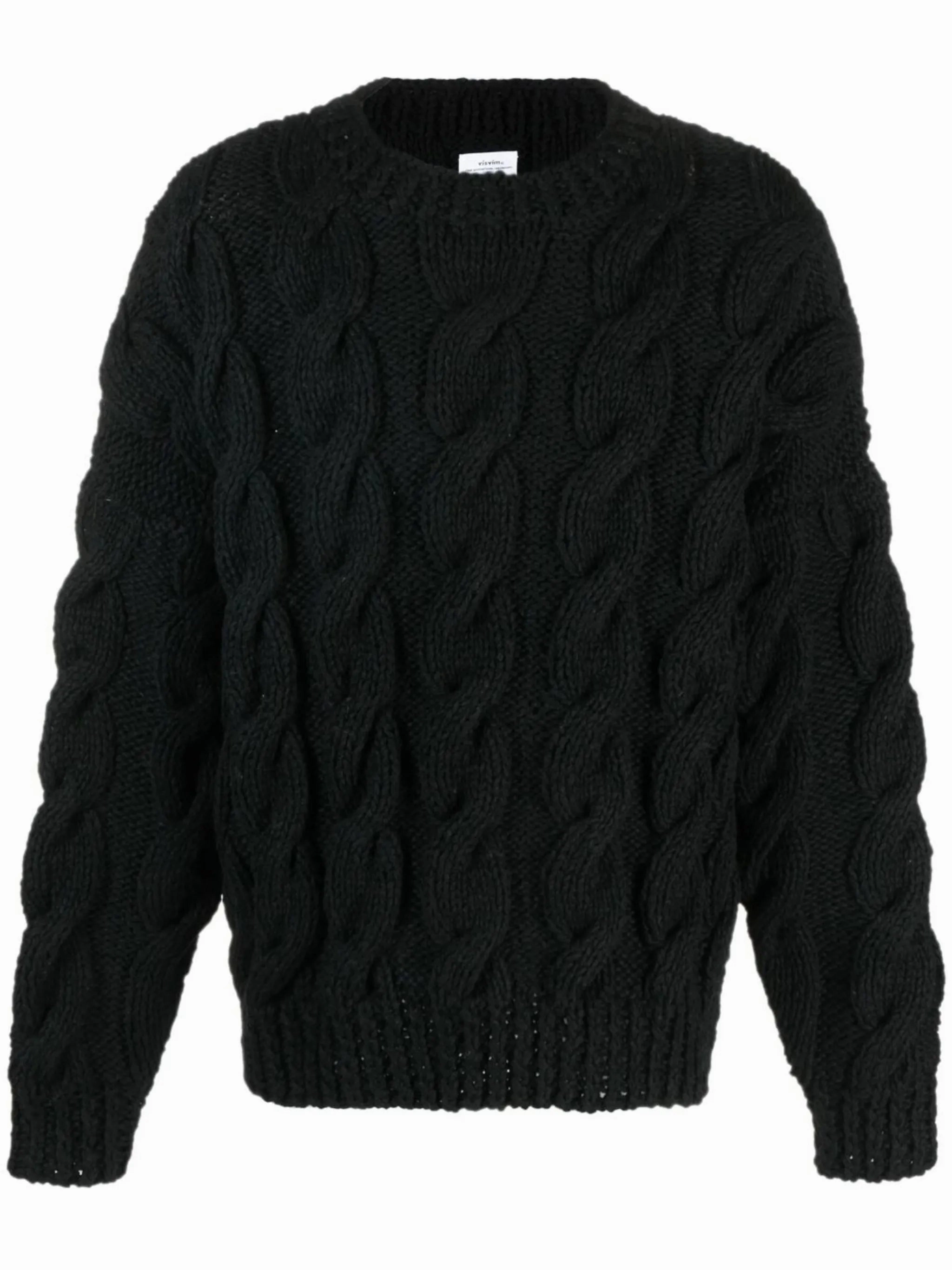 Knitwear Design Programs cable-knit round-neck jumper