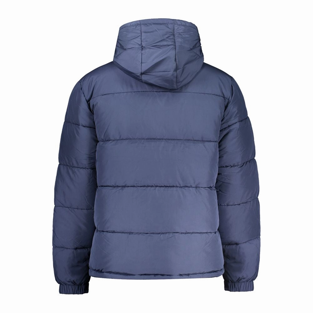 Fila Blue Polyester Men Jacket Best Jackets For Iceland