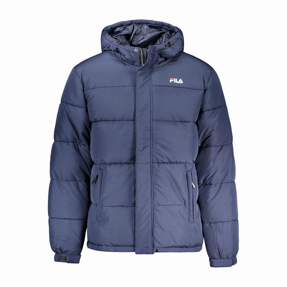 Fila Blue Polyester Men Jacket Gerry Coats & Jackets