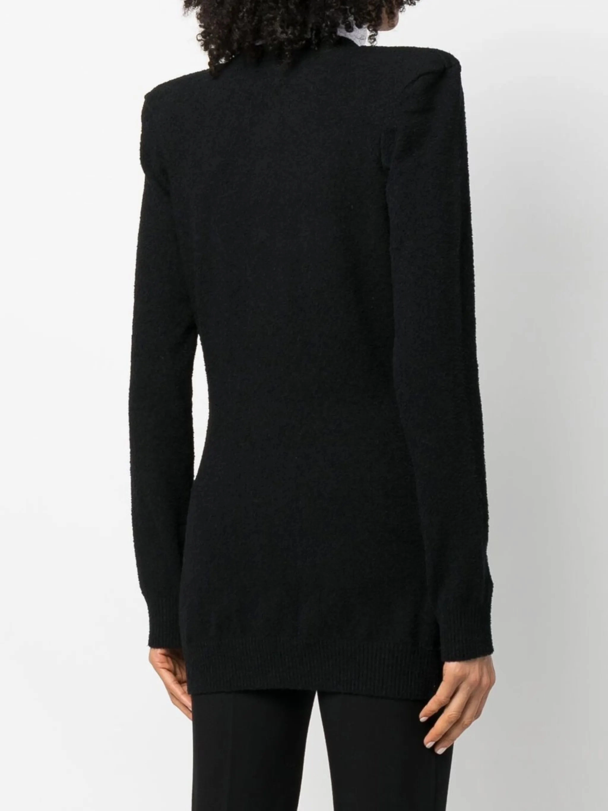 Maxi Knitwear Dress button-up cotton cardigan