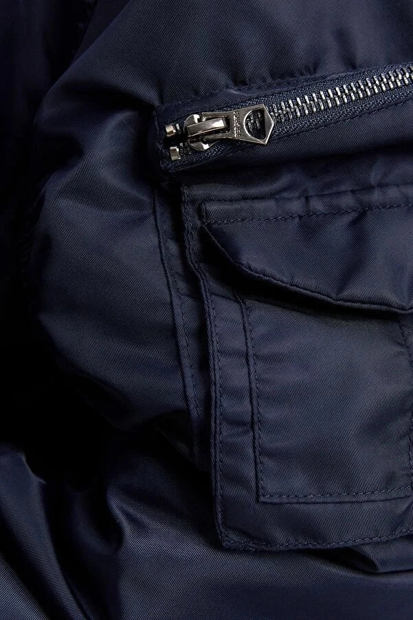 Coats For Sale Bershka Women's Bomber model nylon blend puffer Coat