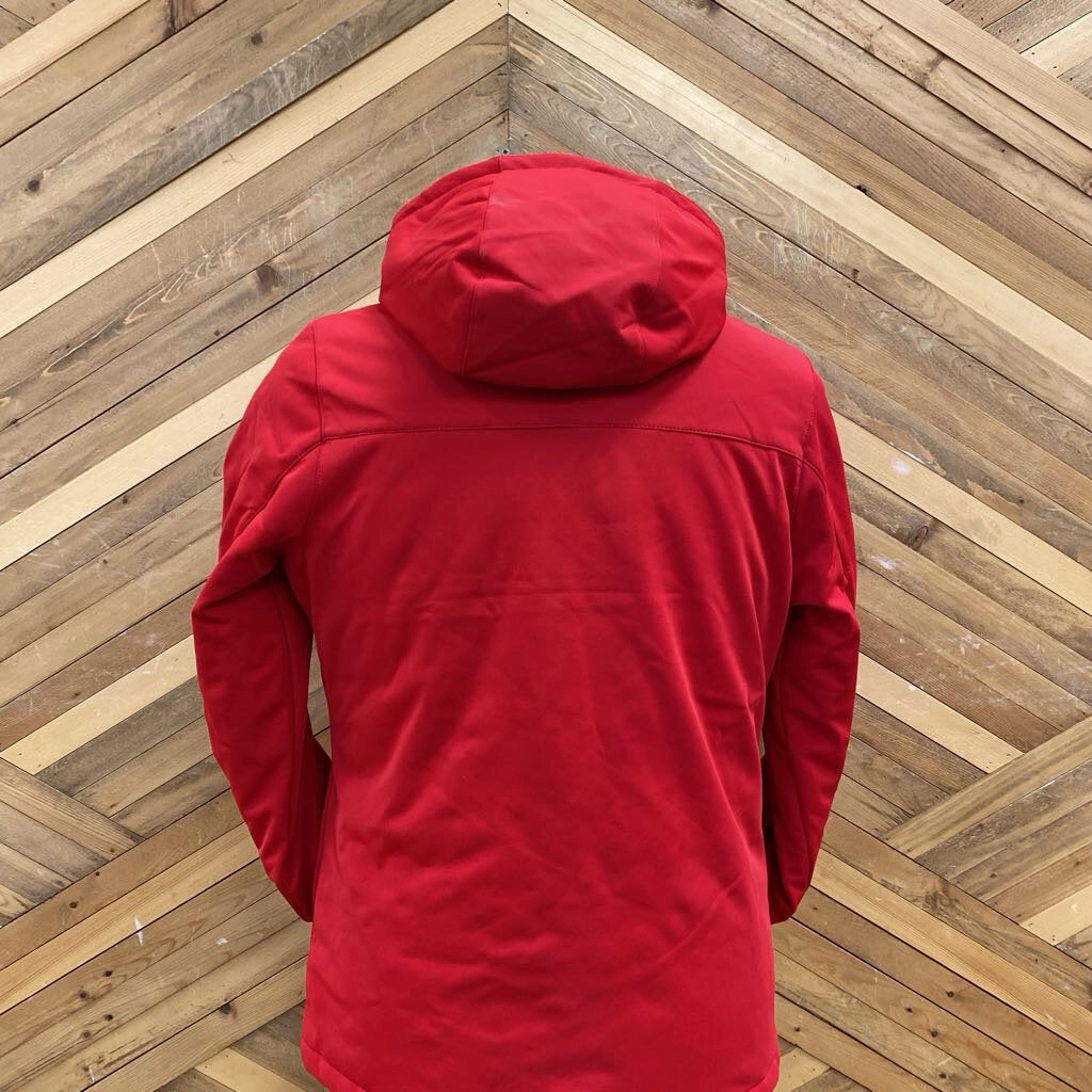 Tactical Windbreaker Jackets Clique- Woman's Red Jacket Hooded Soft Shell- MSRP $120: Red -women-LG