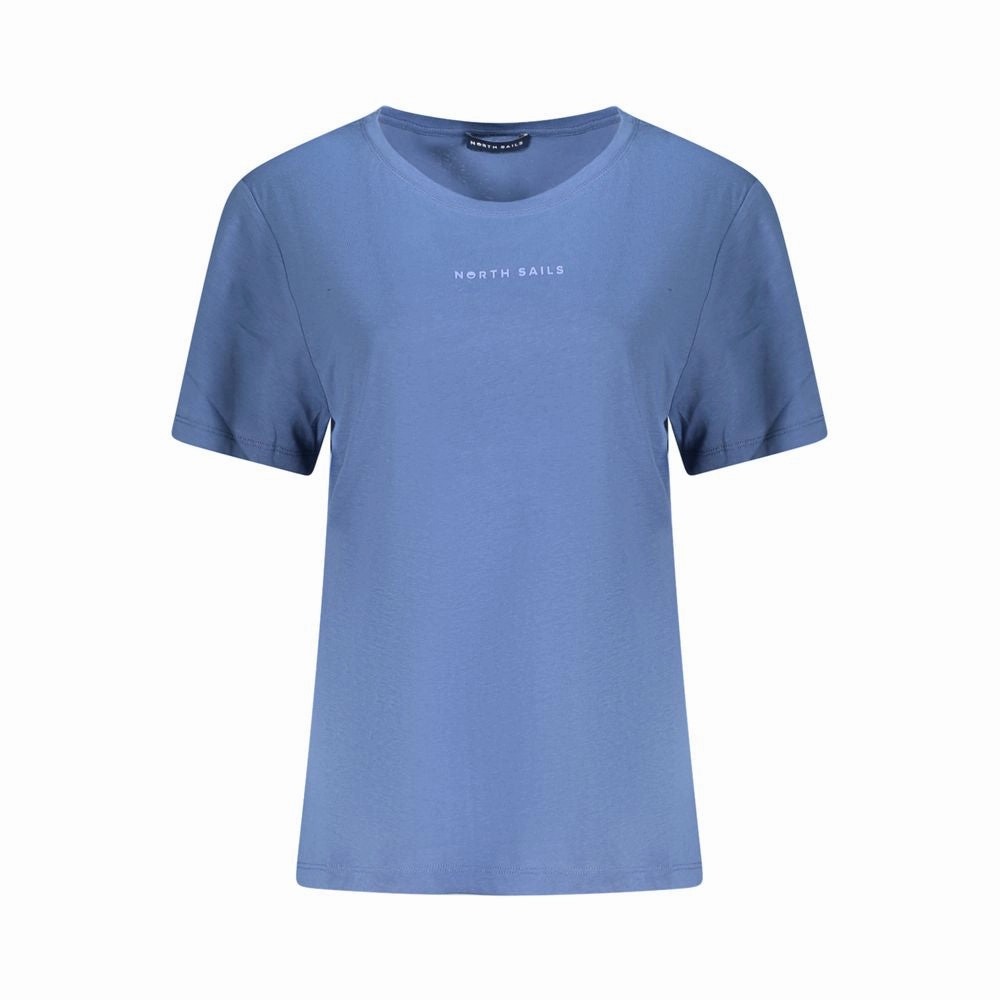 North Sails Blue Cotton Women T-Shirt Nursing T Shirts