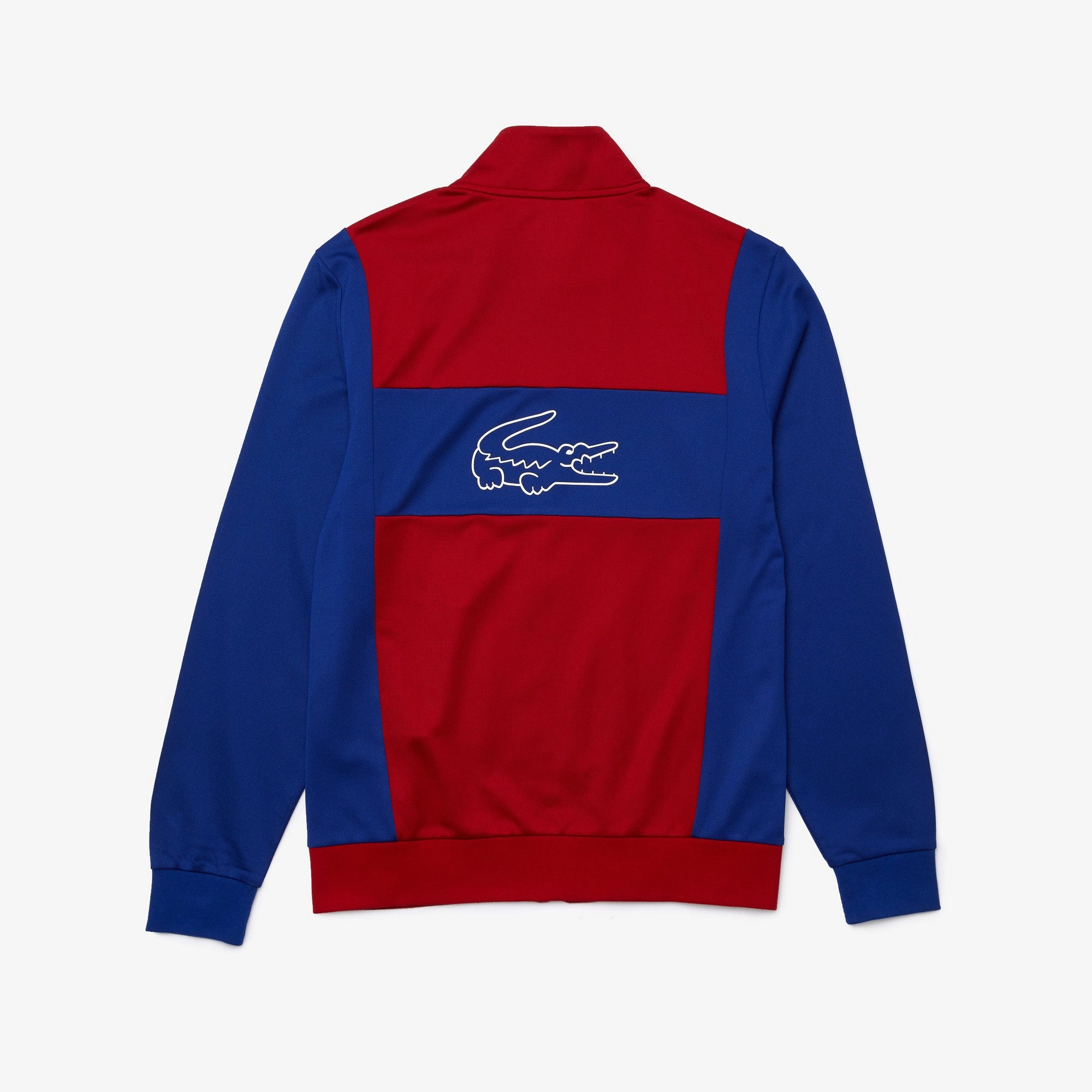 Maine Sweatshirts Lacoste Men's SPORT Resistant Bicolor Pique Zip Sweatshirt