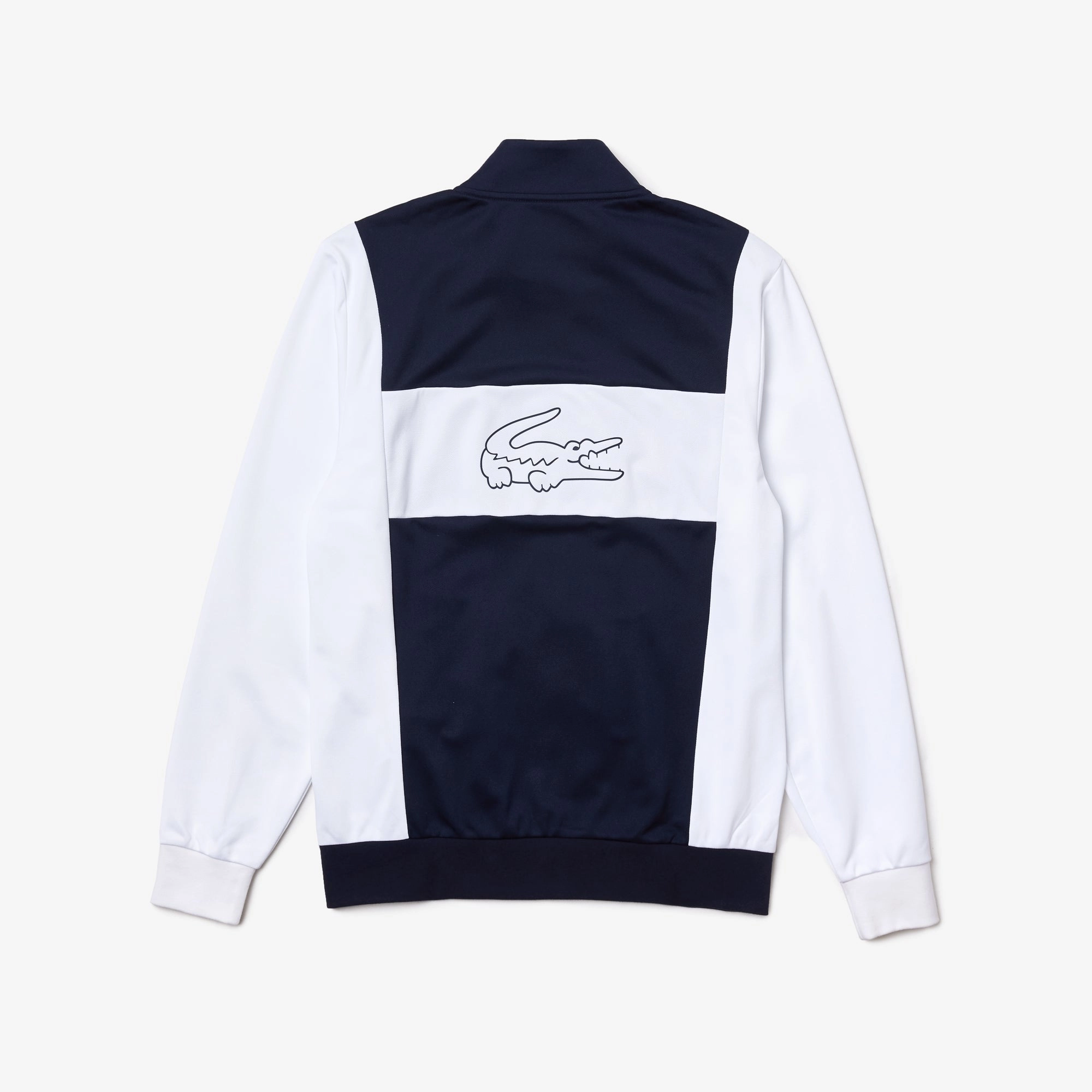 Lacoste Men's SPORT Resistant Bicolor Pique Zip Sweatshirt Cheap Funny Sweatshirts