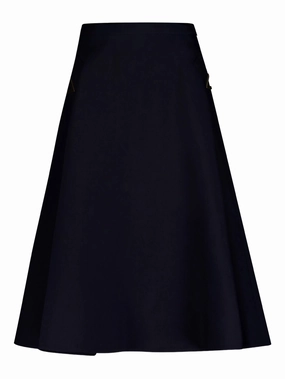 Crepe Couture midi skirt Cord Dress