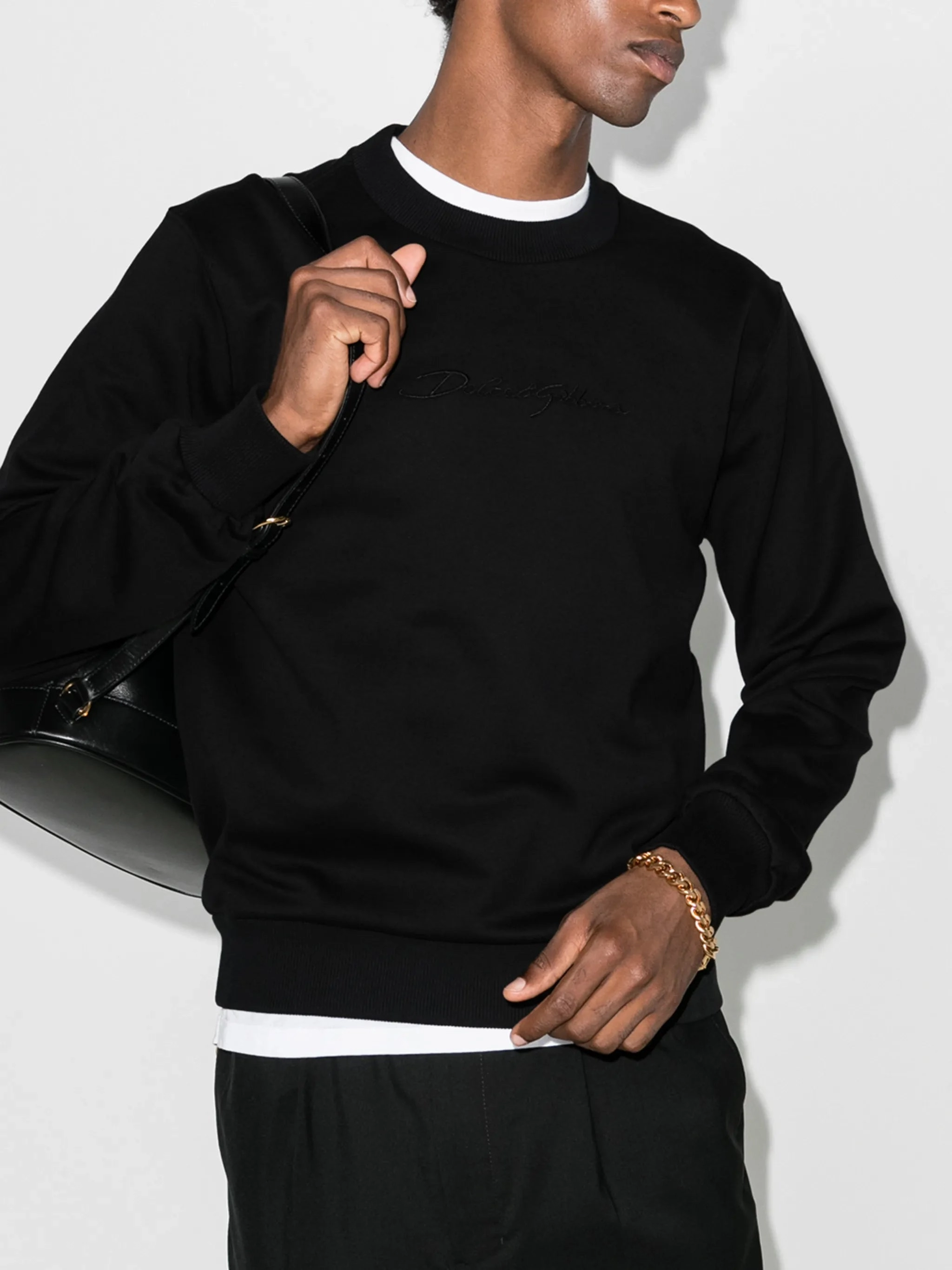 Gucci Knitwear crew-neck sweatshirt