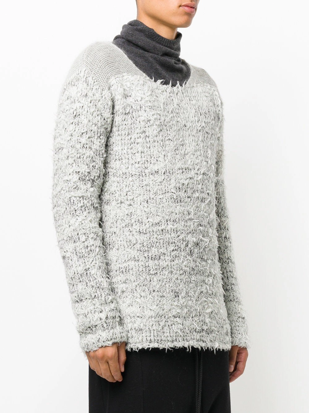 Knitwear Flats Crew Sweater Ecru Melange