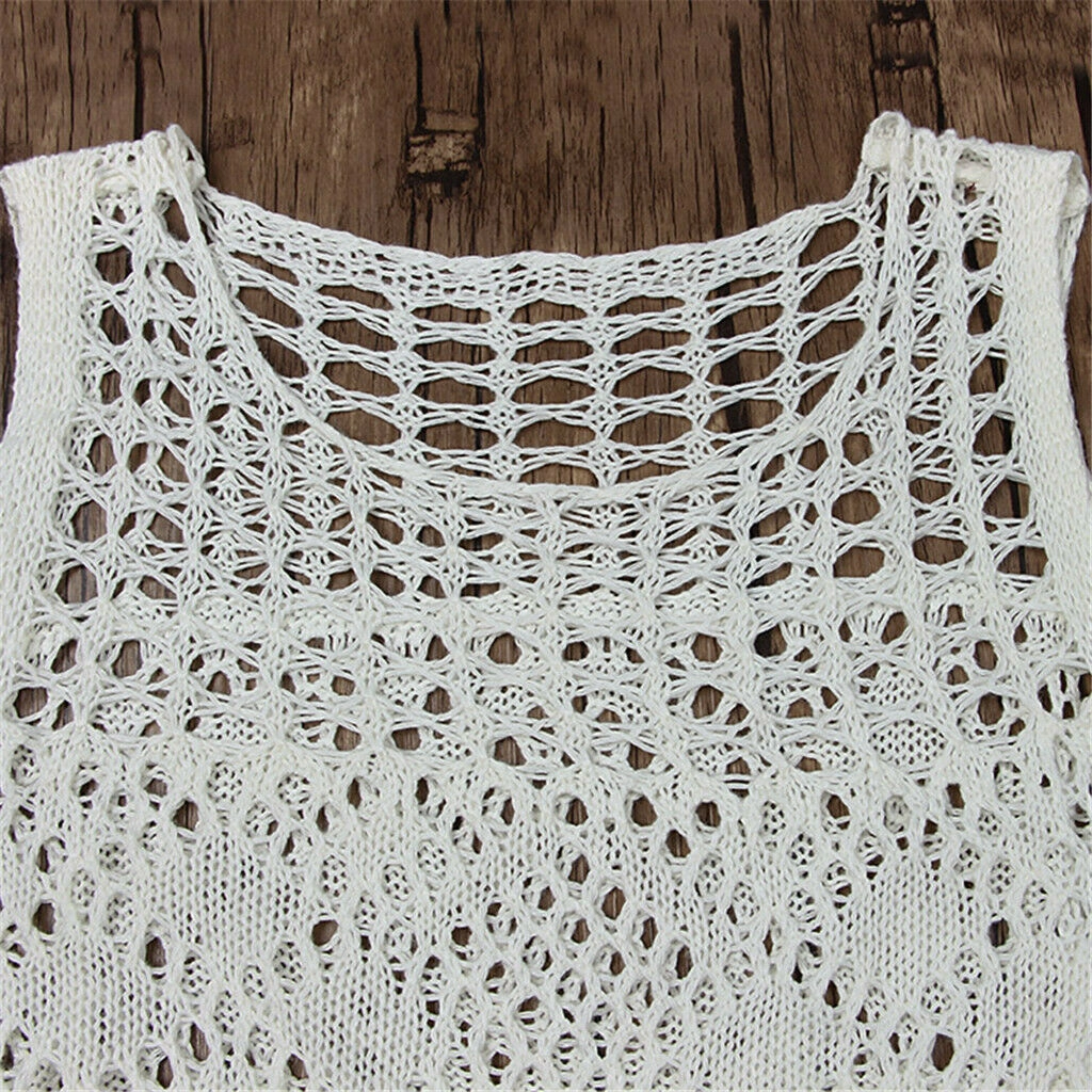 Crochet Maxi Dress White Boho Long Gown See Through Net Great For Beach Or Festivals Choose Small Medium Large Or Extra Large XL Treasure Bias Cut Maxi Dress