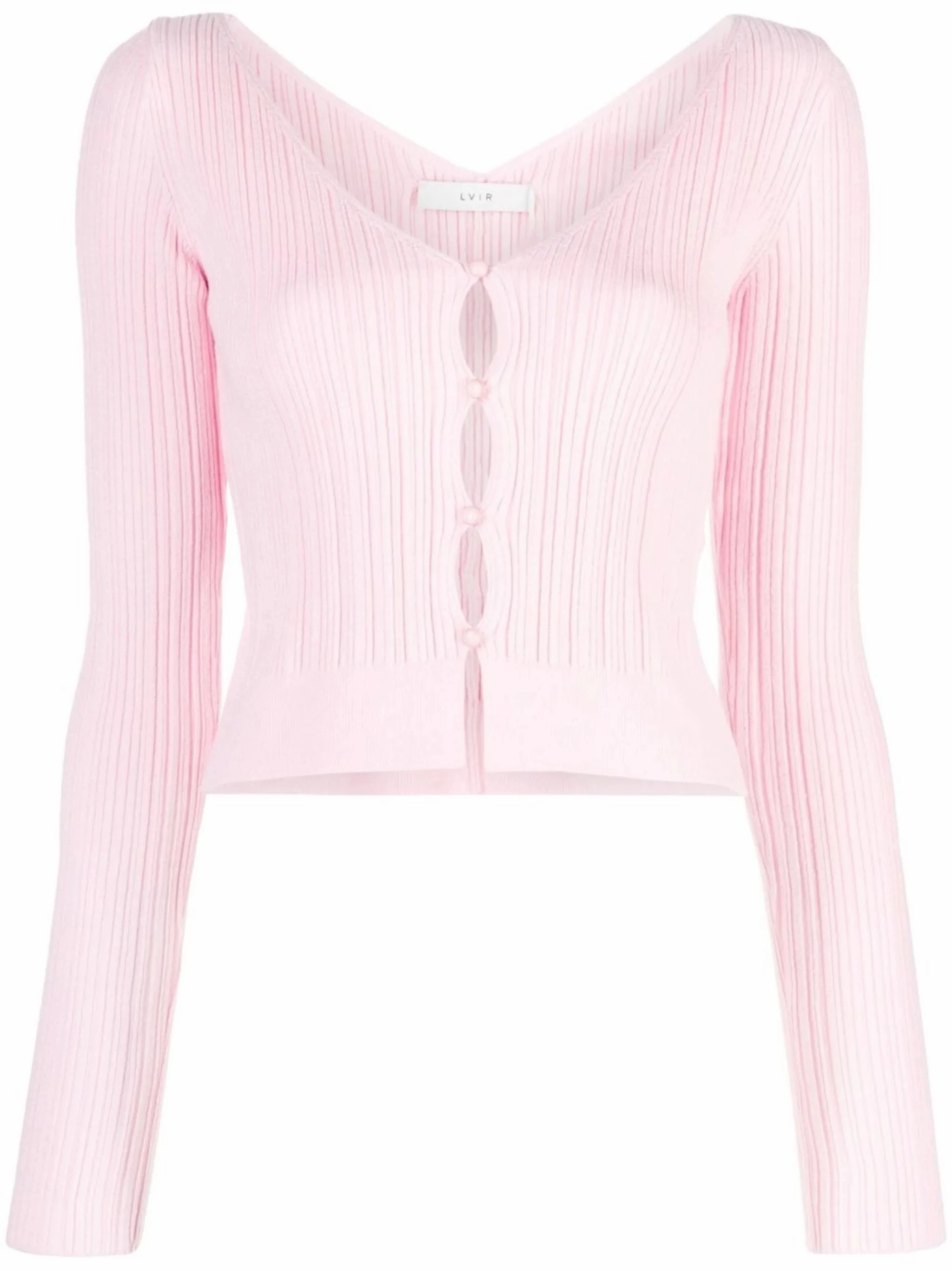 Mieli Knitwear cropped knitted cardigan