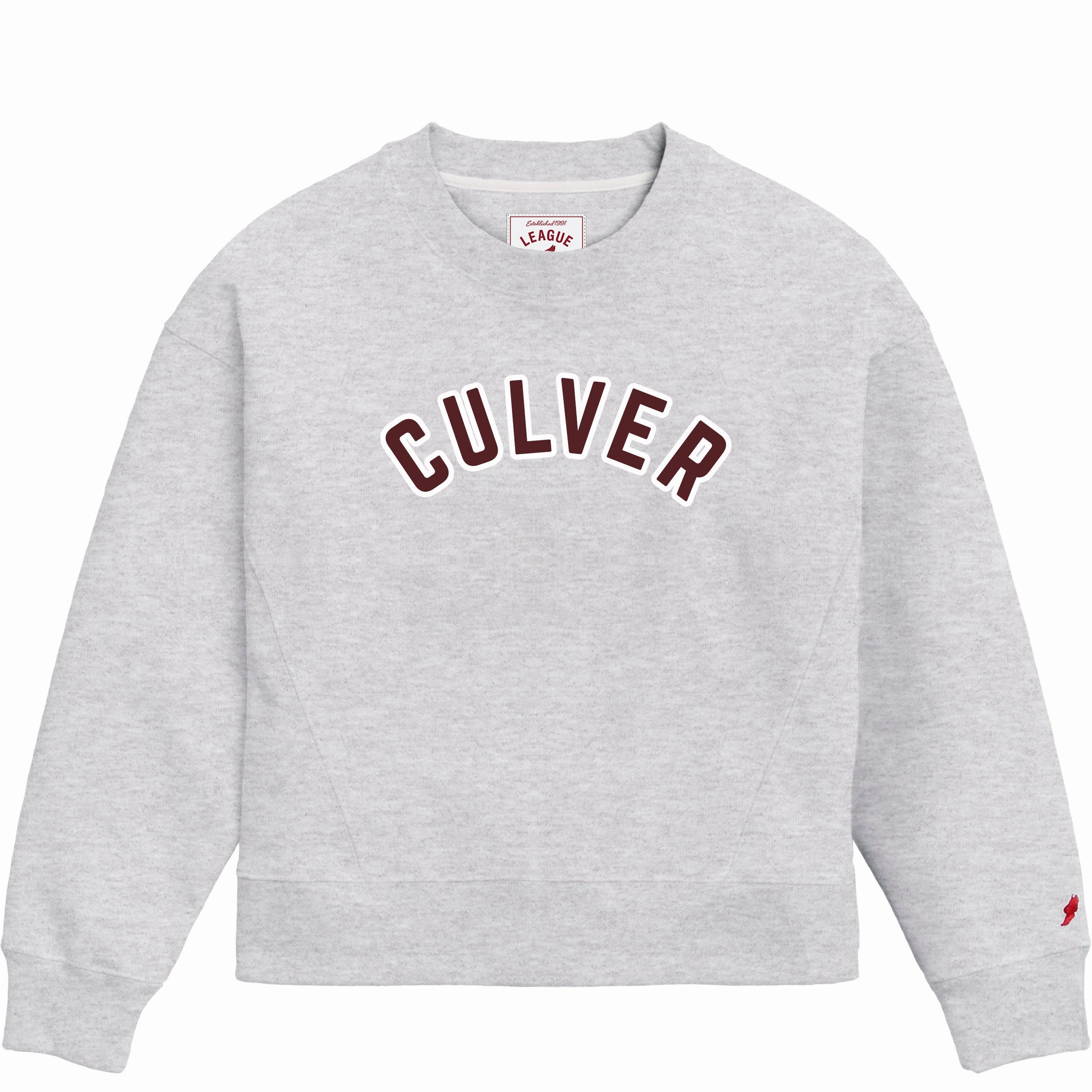 Independent Brand Sweatshirts Culver Boxy Crew - Ash