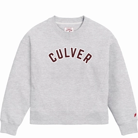 Culver Boxy Crew - Ash Polar Express Sweatshirts