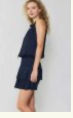 Av Current Air Smocked Waist Sleeveless Tiered Mini Dress