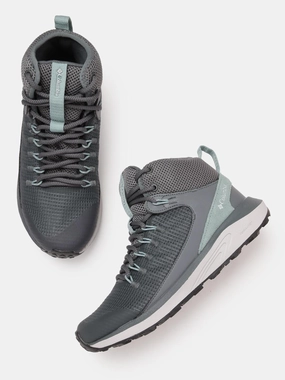 Columbia Women Grey TRAILSTORM MID WATERPROOF Vintage Hiking Shoes