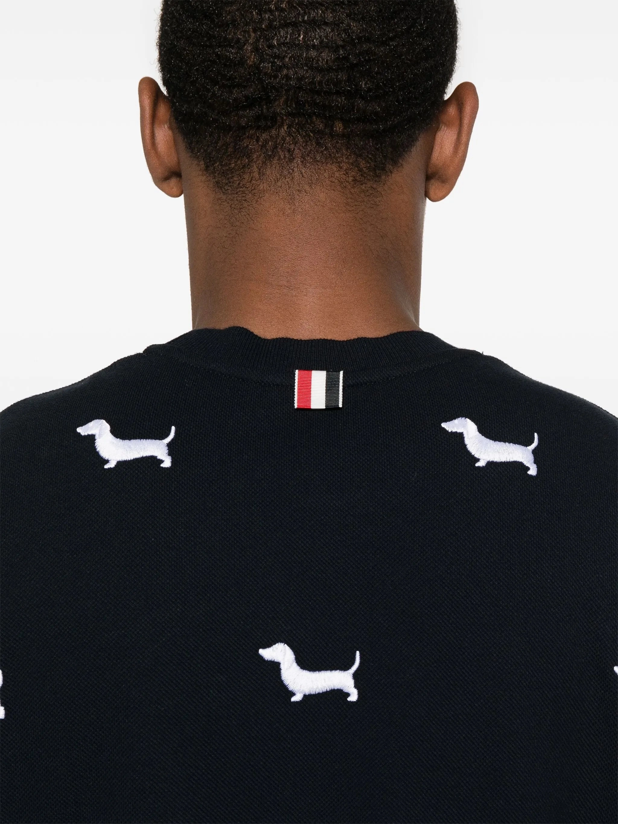 T Shirts Of Celebrities dog-embroidery T-shirt