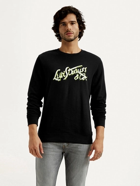 Designer Hoodies And Sweatshirts Men's Printed Round Neck Sweatshirt