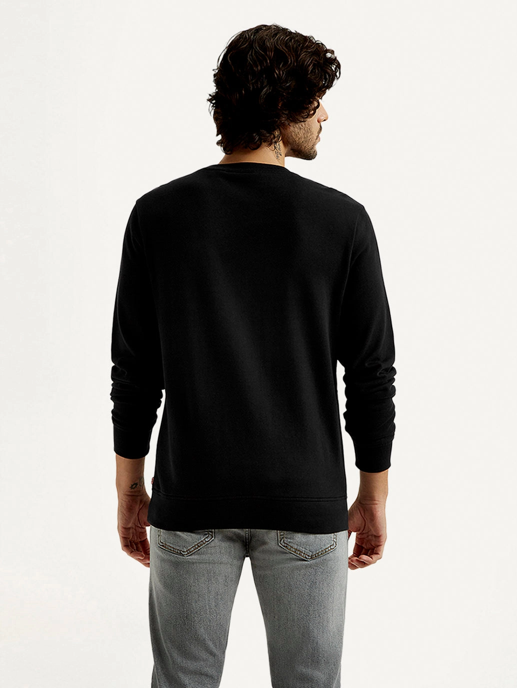 Men's Printed Round Neck Sweatshirt Custom-made Sweatshirts