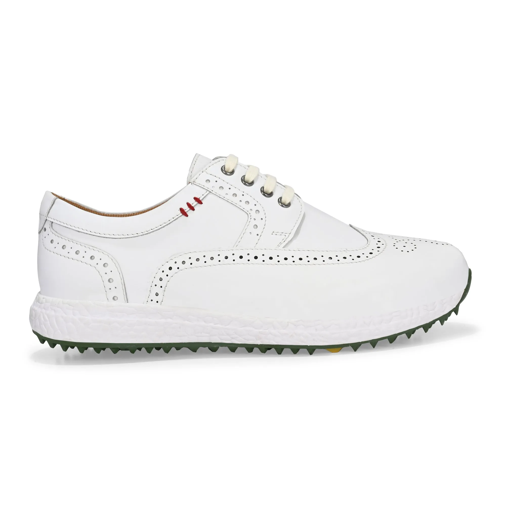 Brogue Spikeless White-Golf Shoes Waterproofing Shoes For Snow