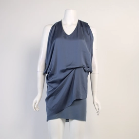 Acne Studios Blue Mini Dress Hendry Floral Mini Dress