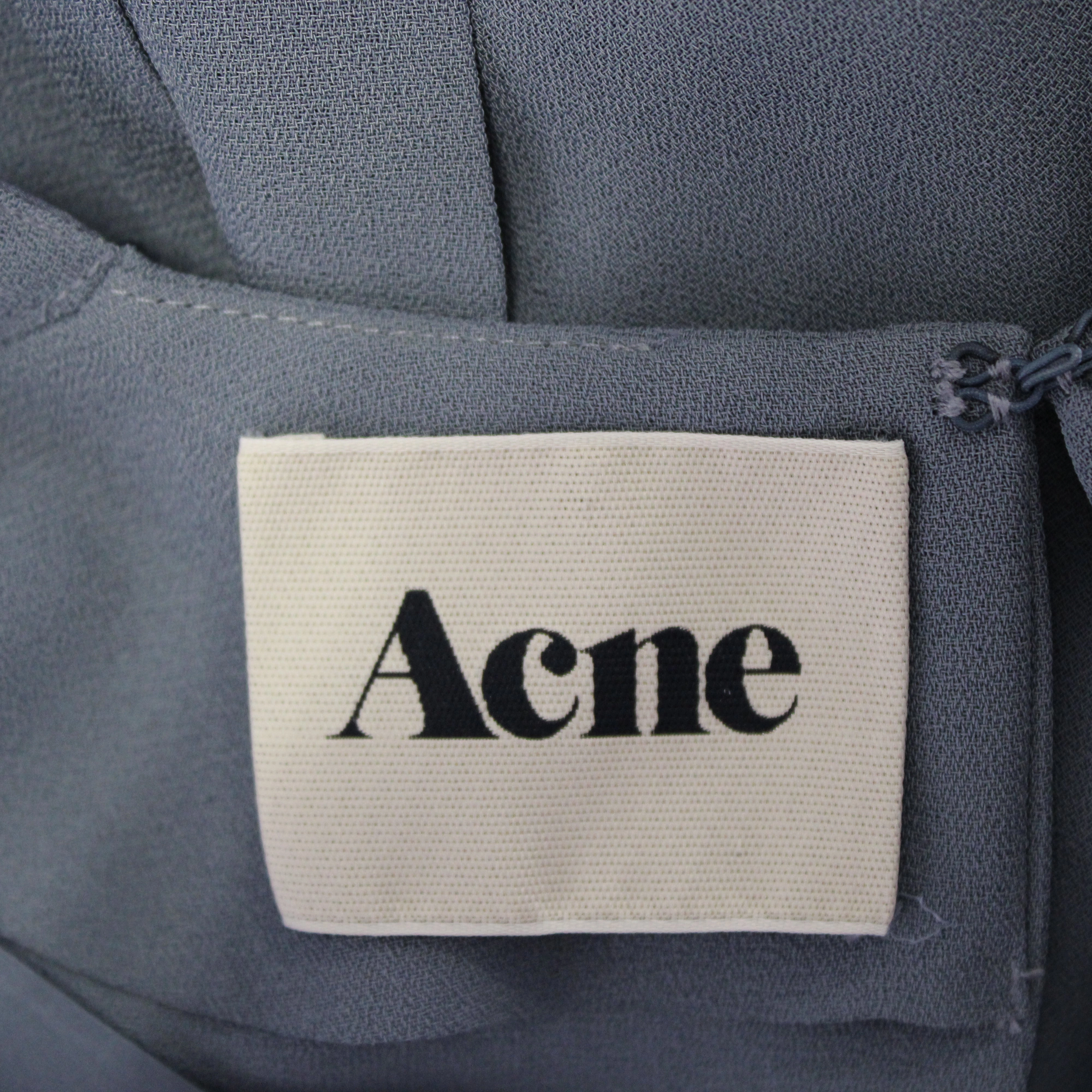 Jazlyn Mini Dress Acne Studios Blue Mini Dress