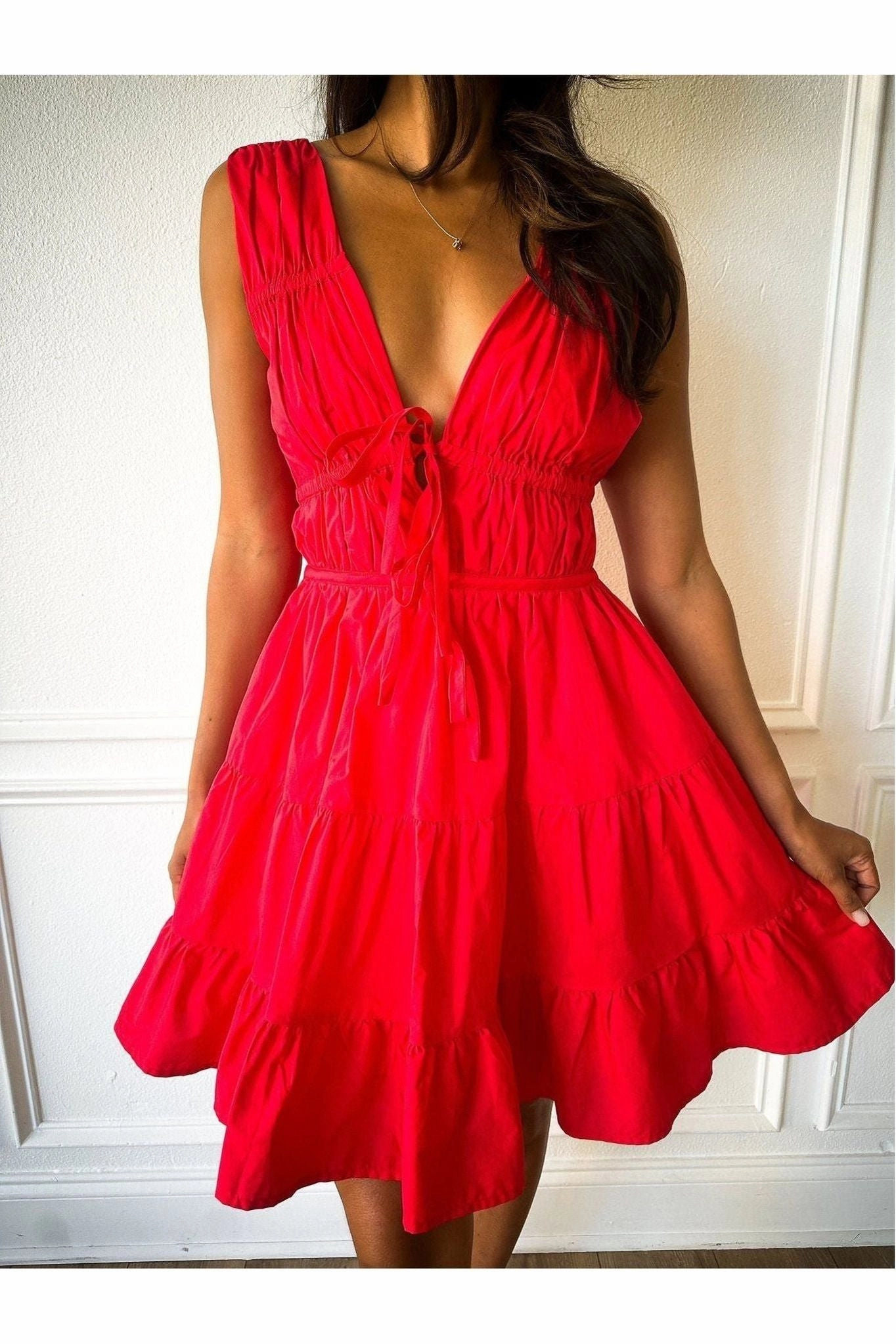 Salsa Steps Mini Dress Lace A Line Mini Dress