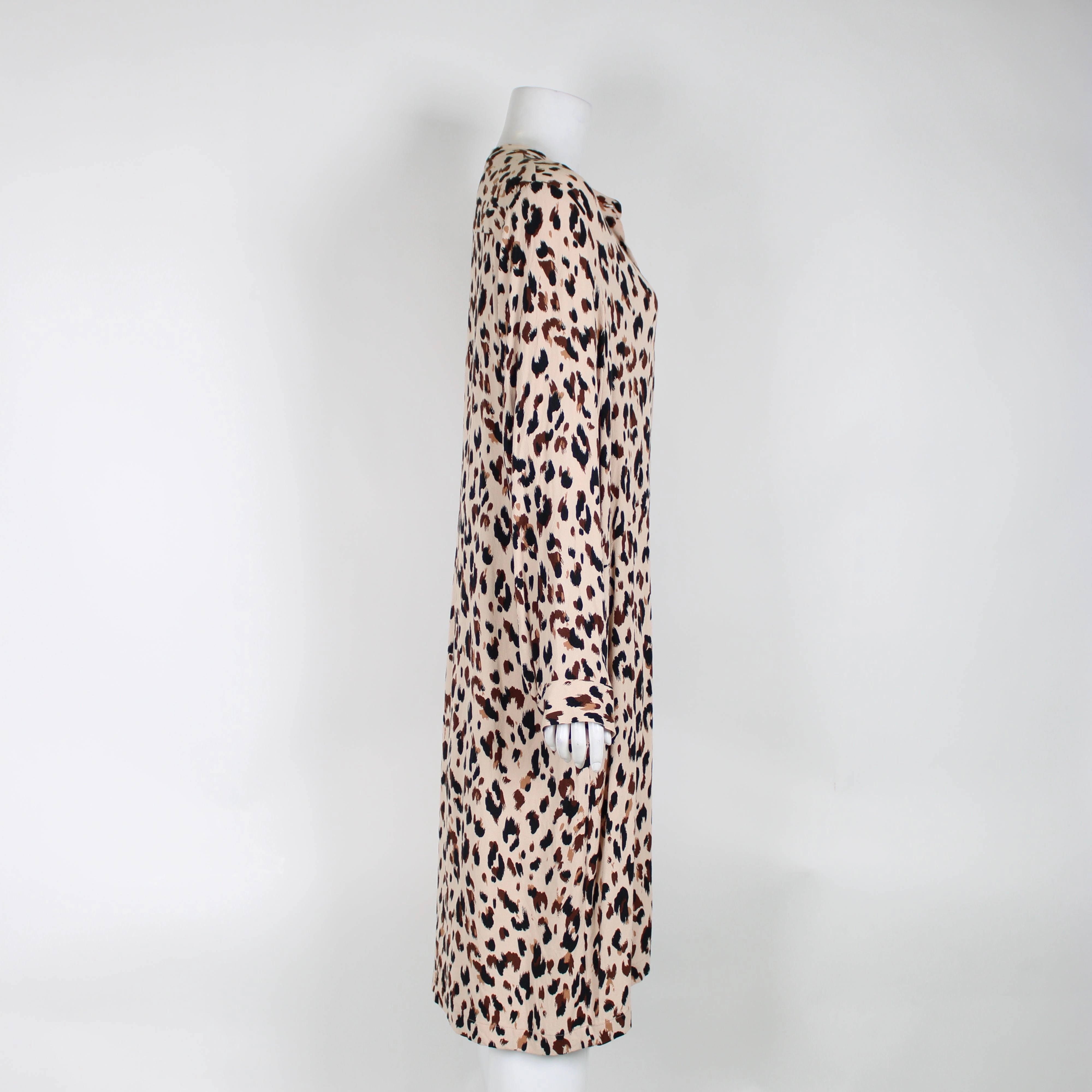 Open Tie Back Midi Dress David Jones Animal Print Midi Dress