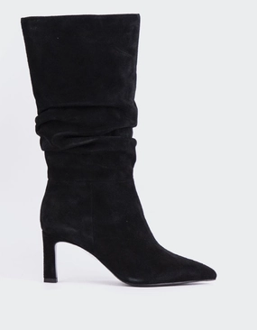 Miron Crosby Boots Davila Black Suede