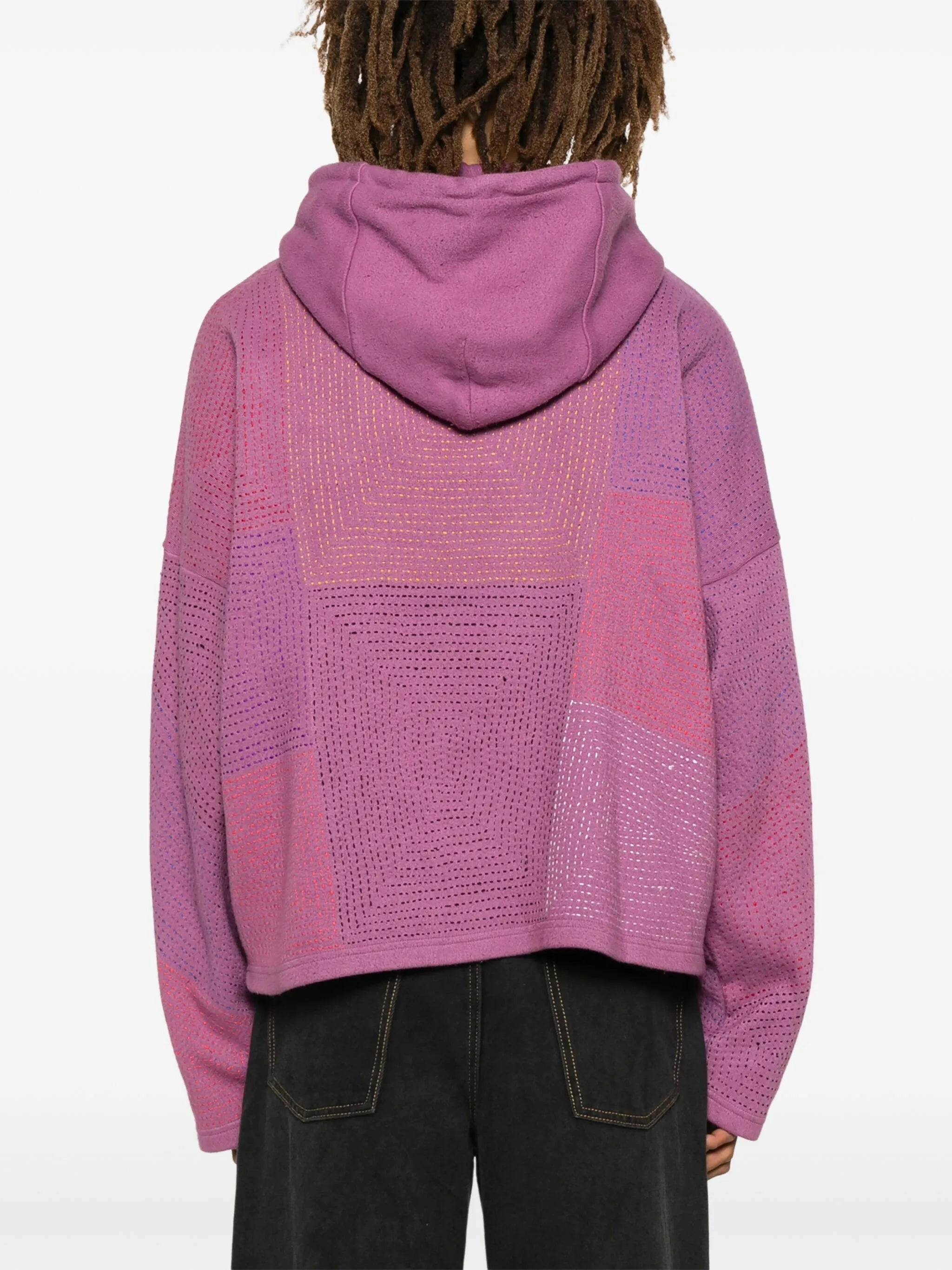 decorative-stitching hoodie Saint Laurent Knitwear