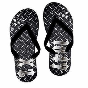 Delta Chi Diamond Plate Flip-Flops - SBL100 - SUB Flip Flops Made In The Usa