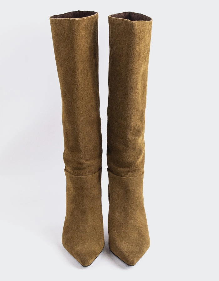 Derry Khaki Suede Magnanni Boots