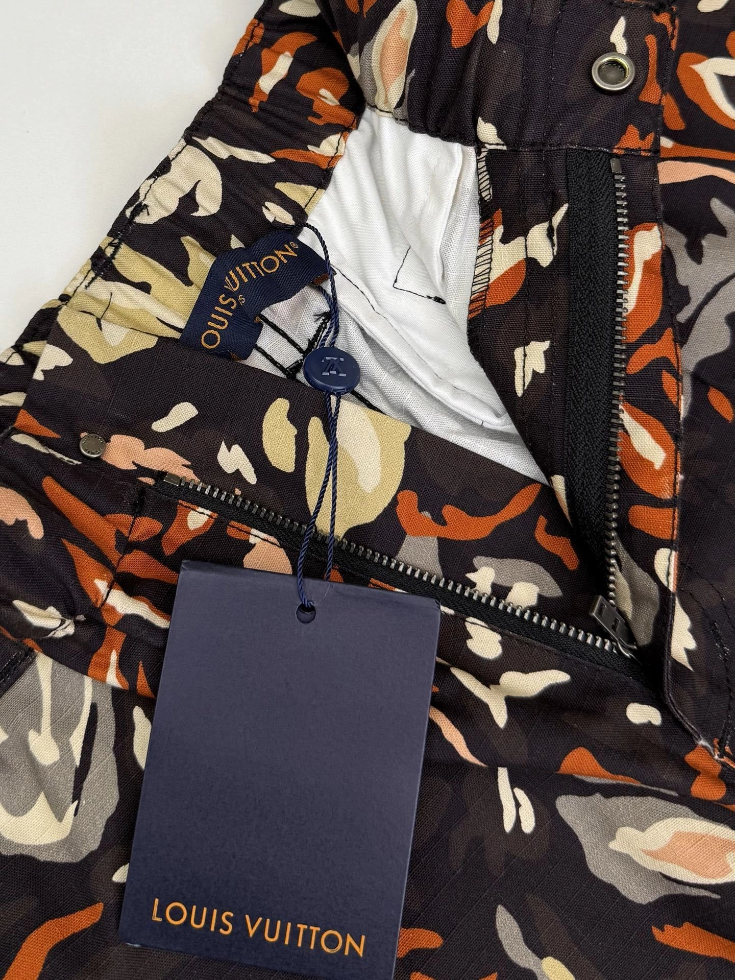 Karl Lagerfeld Cargo Pants Designer Camo Cargo Pants - Louis Nigo Collaboration, Available in Sizes SXL