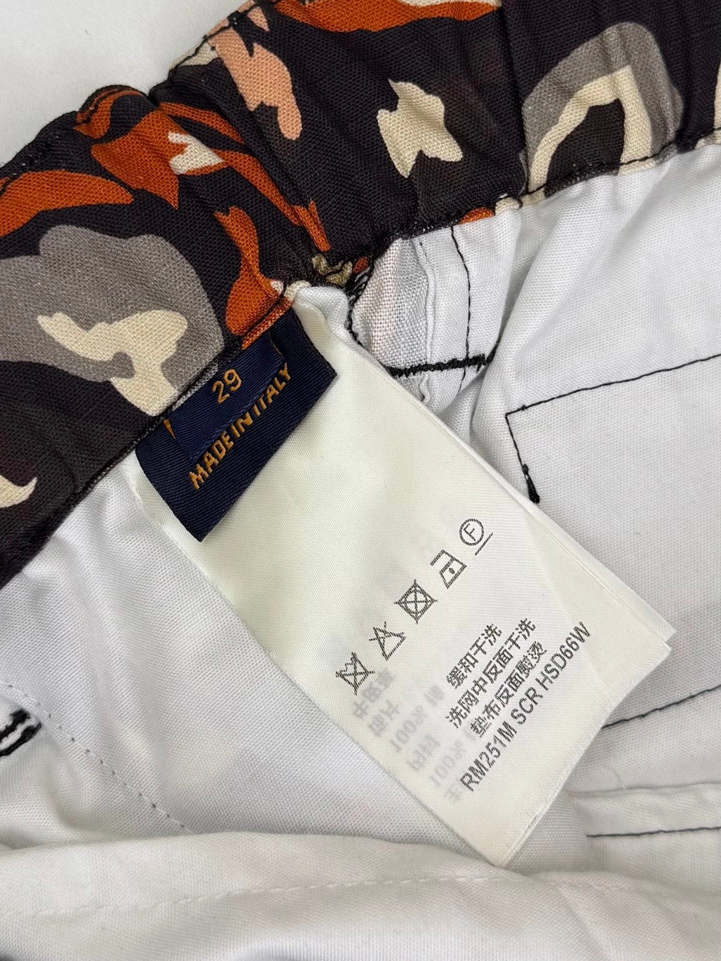 Bershka Utility Cargo Pants Designer Camo Cargo Pants - Louis Nigo Collaboration, Available in Sizes SXL