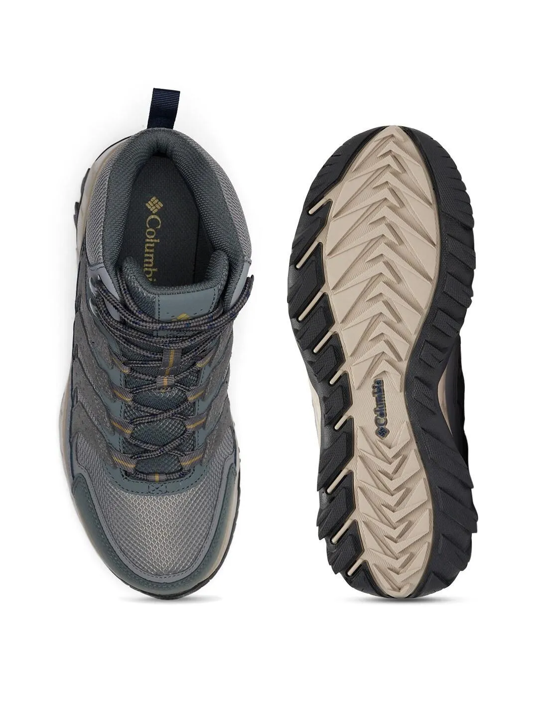 Terrex Anylander Hiking Shoes Columbia Men Grey STRATA TRAIL MID WP